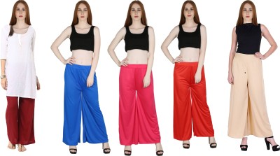 MARAMI Regular Fit Women Red, Maroon, Blue, Pink, Beige Trousers