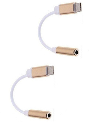 

Freya SET OF 2 Type-C Male to 3.5mm Female Jack Earphone USB Adapter(Multicolor)
