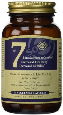 

Solgar No. 7 Joint Support and Comfort -- 90 Vegetable Capsules(90 No)