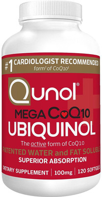 

Qunol Mega CoQ10 100 mg., 120 Softgels(120 No)
