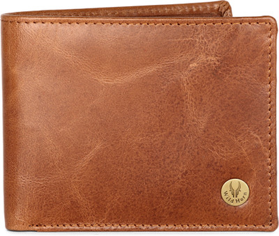 

WildHorn Men Tan Genuine Leather Wallet(5 Card Slots)