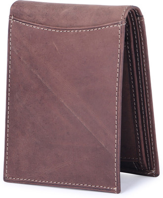 

Debonair International Men Brown Genuine Leather Wallet(12 Card Slots)