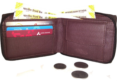 

Rosset Men Tan Artificial Leather Wallet(3 Card Slots), Brown