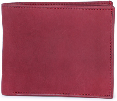 

Debonair International Men Red Genuine Leather Wallet(9 Card Slots)