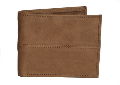 

Debonair International Men Brown Genuine Leather Wallet(8 Card Slots)
