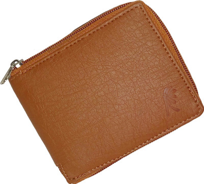 

Rosset Men Tan Artificial Leather Wallet(3 Card Slots)