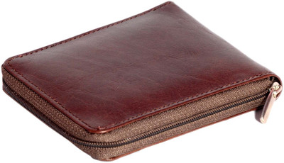 

Aller Men Tan Genuine Leather Wallet(5 Card Slots)