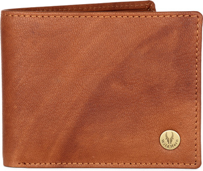 

WildHorn Men Tan Genuine Leather Wallet(5 Card Slots)