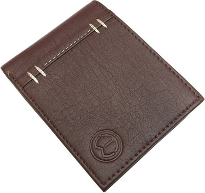 

KnW Boys Brown Artificial Leather Wallet(3 Card Slots)