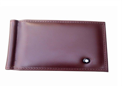 

BABA BLESSINGS Boys Brown Genuine Leather Money Clip(12 Card Slots)