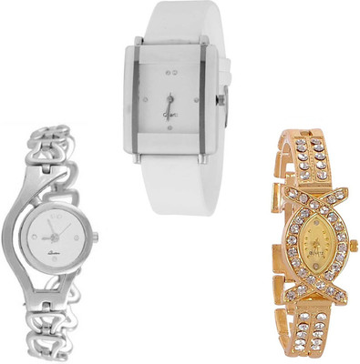 

Swadesi Stuff Premium Quality Stylish watches combo of 3 Watch - For Women