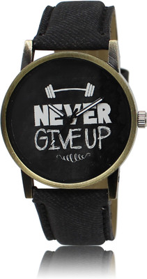 

Glaciar GL027 New Simple Message For Every People Watch Black Dial Watch - For Men