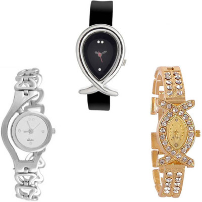 

Swadesi Stuff Premium Quality Stylish watches combo of 3 Watch - For Women