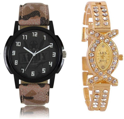 Swadesi Stuff Stylish couple watch combo of 2 Watch - For Couple