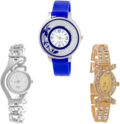 

Swadesi Stuff Premium Quality Stylish watches combo of 3 Watch - For Women