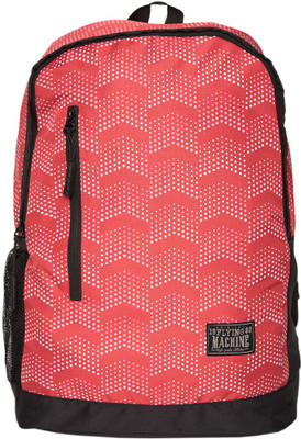 

Flying Machine Elegant Youth 18 L Backpack(Red, Black)