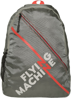

Flying Machine Elegant Youth 18 L Backpack(Red, Grey)