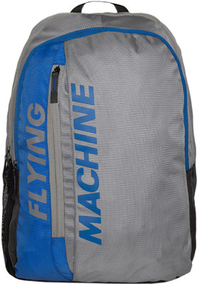 

Flying Machine Elegant Youth 18 L Backpack(Blue, Grey)