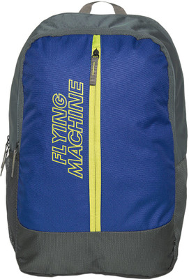

Flying Machine Elegant Youth 18 L Backpack(Blue, Grey)