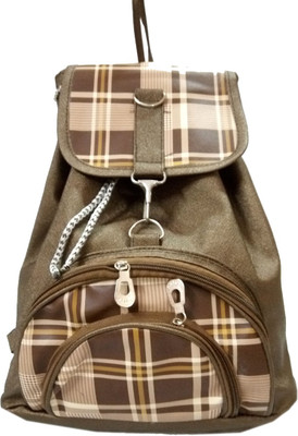 

VShine Casual and Fashionable College Backpack for Girls 5 L Backpack(Brown)