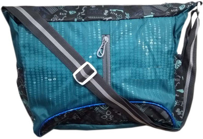 

VShine Stylish Messenger Bag Cross Shoulder College Bag for Boys Sling Bag(Blue, 30 L)
