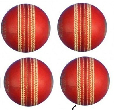 

YUKI 2 PIECES LEATHER BALLS (No. of Balls : 4) Cricket Leather Ball(Pack of 1, Red)