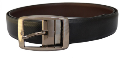 

LEE O Men Formal Black Genuine Leather Reversible Belt