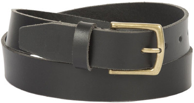 

Poland Boys Casual Black Genuine Leather Belt, Black;brown;tan