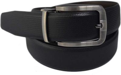 

LEE O Men Formal Black Genuine Leather Reversible Belt