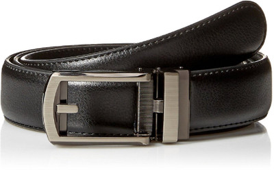 

RIMJHIM TOYS Men Casual, Party, Formal, Evening Black Genuine Leather Belt