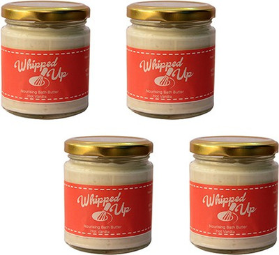 Whipped Up Nourishing Bath Butter (Hot Vanilla) combo 200 ml x 4(200 ml, Pack of 4)