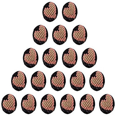 

Fabric and Lace BT063g Metal, Fabric Buttons(Pack of 20)