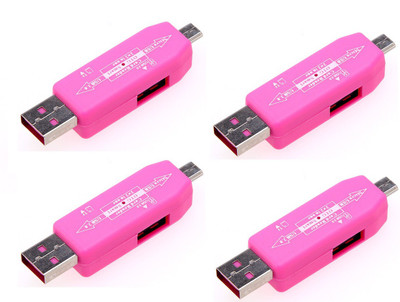 

Elegantshopping UNIVERSAL CARD READER/CONNECTOR KIT/OTG SMART Card Reader(Pink)