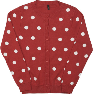 

United Colors of Benetton Baby Girls Button Self Design Cardigan, 902