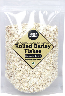 

Urban Platter Rolled Barley Flakes [High-Fiber Breakfast Cereal](1 kg, Pouch)