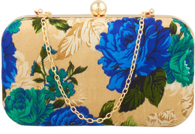 

ESBEDA Casual Blue, Gold, Green Clutch