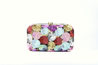 

Coral Tree Party Multicolor Clutch