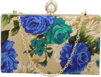 

ESBEDA Casual Blue, Gold, Green Clutch