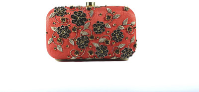 

Coral Tree Party Multicolor Clutch