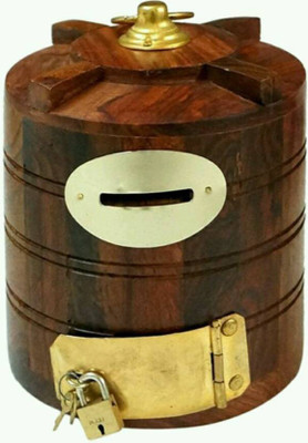 

CraftOnline piggy tank coin bank Coin Bank(Brown)