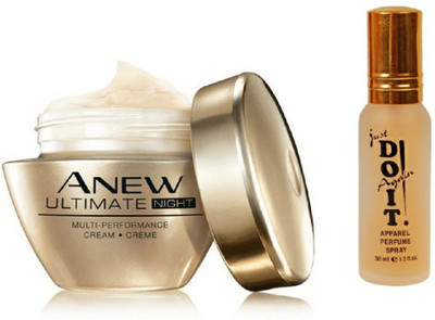 

Avon Anew Ultimate Night Cream - (50 g) with one do it perfume 30 ml(Set of 2)