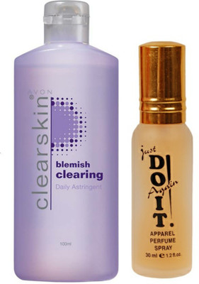

Avon Anew CLEARSKIN BLEMISH CLEARING DAILY ASTRINGENT 100ML (100 ml) with one do it perfume 30 ml(Set of 2)