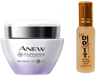 

Avon Anew Fairness Day Cream (50 g) with one do it perfume 30 ml(Set of 2)