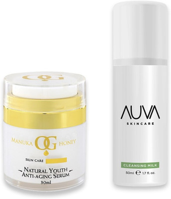 

AUVA Natural Youth Anti Ageing & Freebie Cleansing Milk(Set of 2)