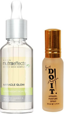 

Avon Anew Nutra effects miracle glow facial oil (30 ml) with one do it perfume 30 ml(Set of 2)