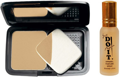 

Avon Anew light wheat Ideal Luminous Dual Powder Foundation Compact - 9 g with one do it perfume 30 ml(Set of 2)