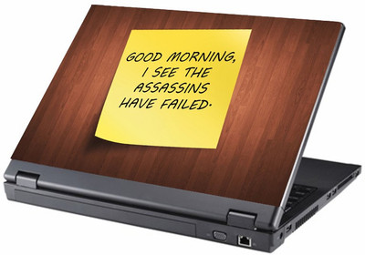 

Gallery 83 good morning Vinyl Laptop Skin ( 15” x 10”) Vinyl Laptop Decal 15.6 HP,Dell,Acer,Lenovo,Asus& Apple Vinyl Laptop Decal 15.6