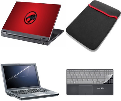 

Gallery 83 ® 4 in 1 combo laptop sleeve , key protector, screen guard, laptop skin 15.6 inch laptop.1201 Combo Set