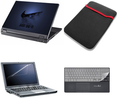 

Gallery 83 ® 4 in 1 combo laptop sleeve , key protector, screen guard, laptop skin 15.6 inch laptop.1189 Combo Set