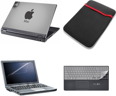 

Gallery 83 ® 4 in 1 combo laptop sleeve , key protector, screen guard, laptop skin 15.6 inch laptop.1152 Combo Set